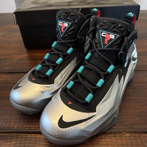 Nike Chuck Posite Metallic Silver Charles Barkley Shoes